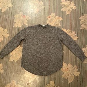&Other Stories wool/alpaca blend heathered grey knit sweater Medium